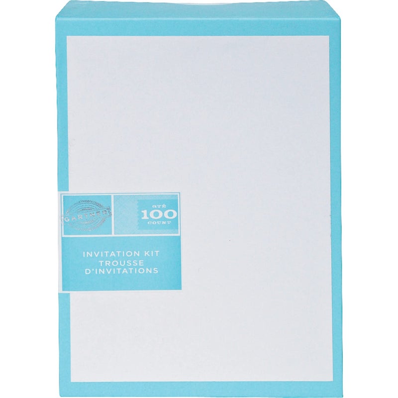 Gartner Studios 76038 gar76038 Printable Invitations White, 100pk,5.5" x 8.5" - Image 1